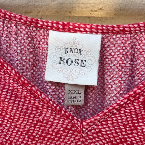 Knox Rose Midi Dress XXL Red Polka Dot - Picture 3 of 3